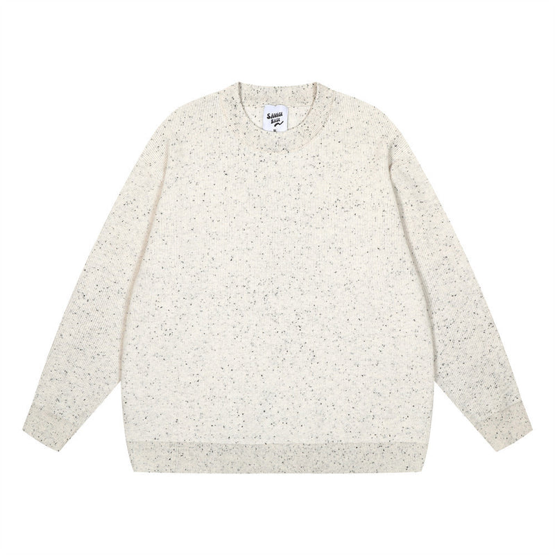 Dot Brocade Men's Loose Casual Sweater