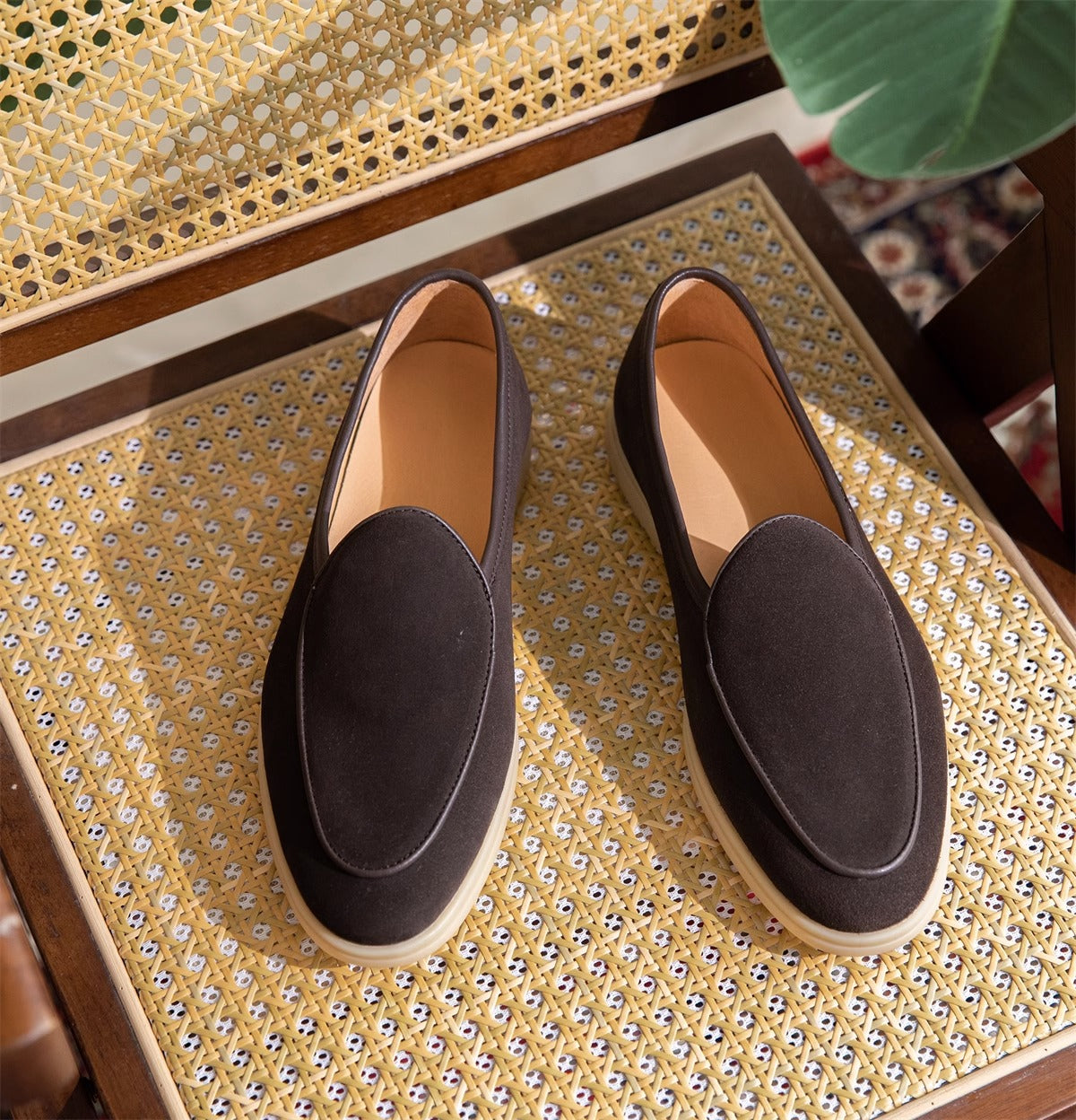 Du Cap Suede Belgian Loafer