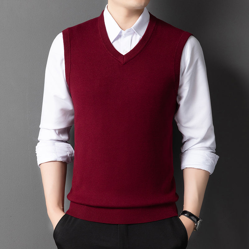 Young And Middle-aged Men's Wool Vest