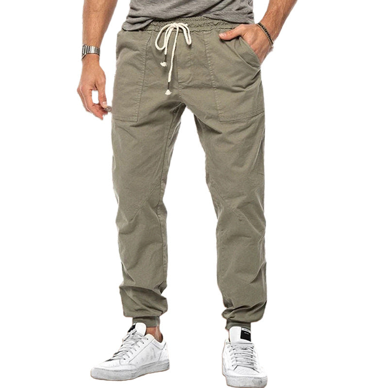 Men's Casual Loose Trousers With Waistband