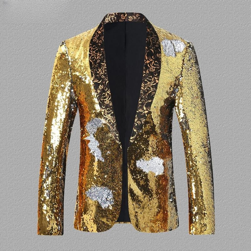 Sequined Turning Piece Performance Singer Host Stage Performance Suit