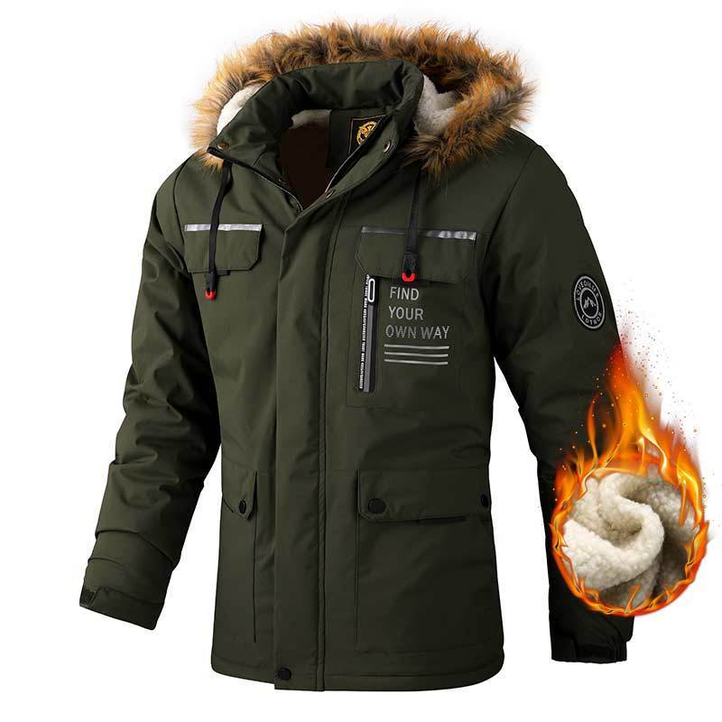 Parka Autumn And Winter Warm Windproof Coat