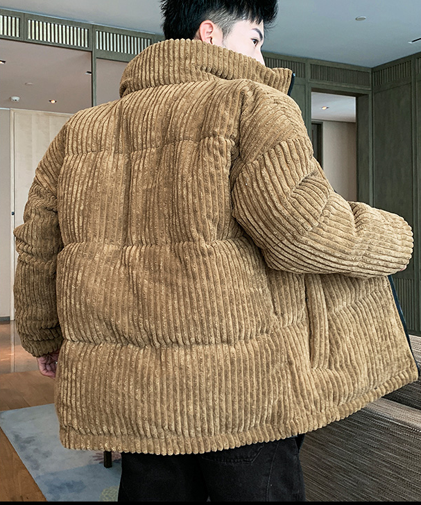 Corduroy Padded winter Jacket Men