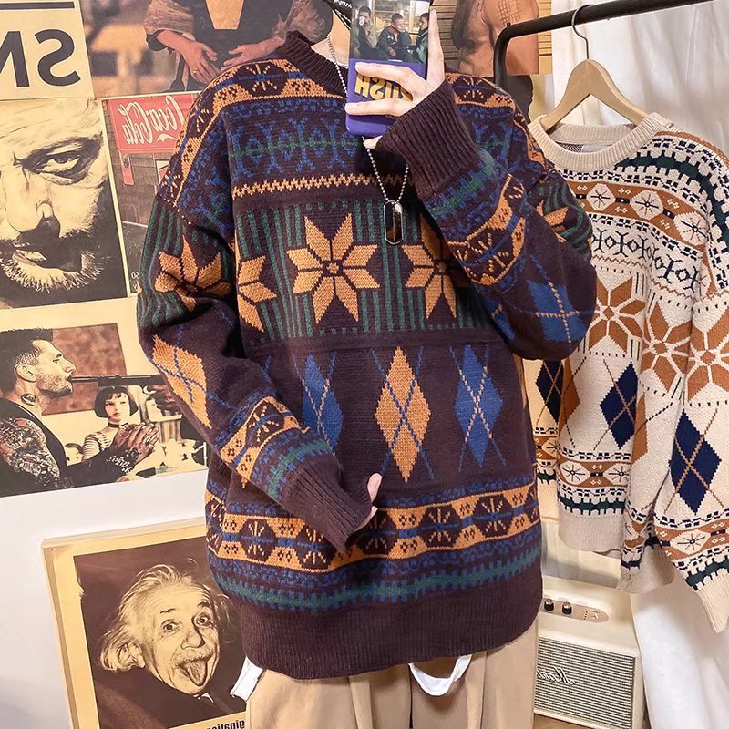 Maglione da uomo stile sciolto e pigro