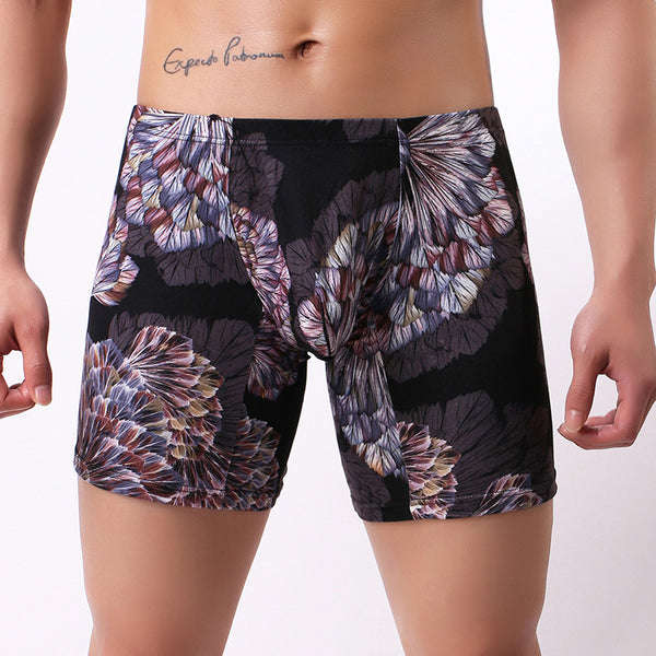 Boxers extendidos con estampado antidesgaste sueltos