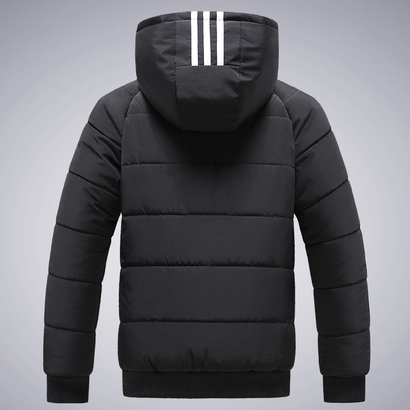 Men's Winter Thick Warm Hooded Cotton Coat