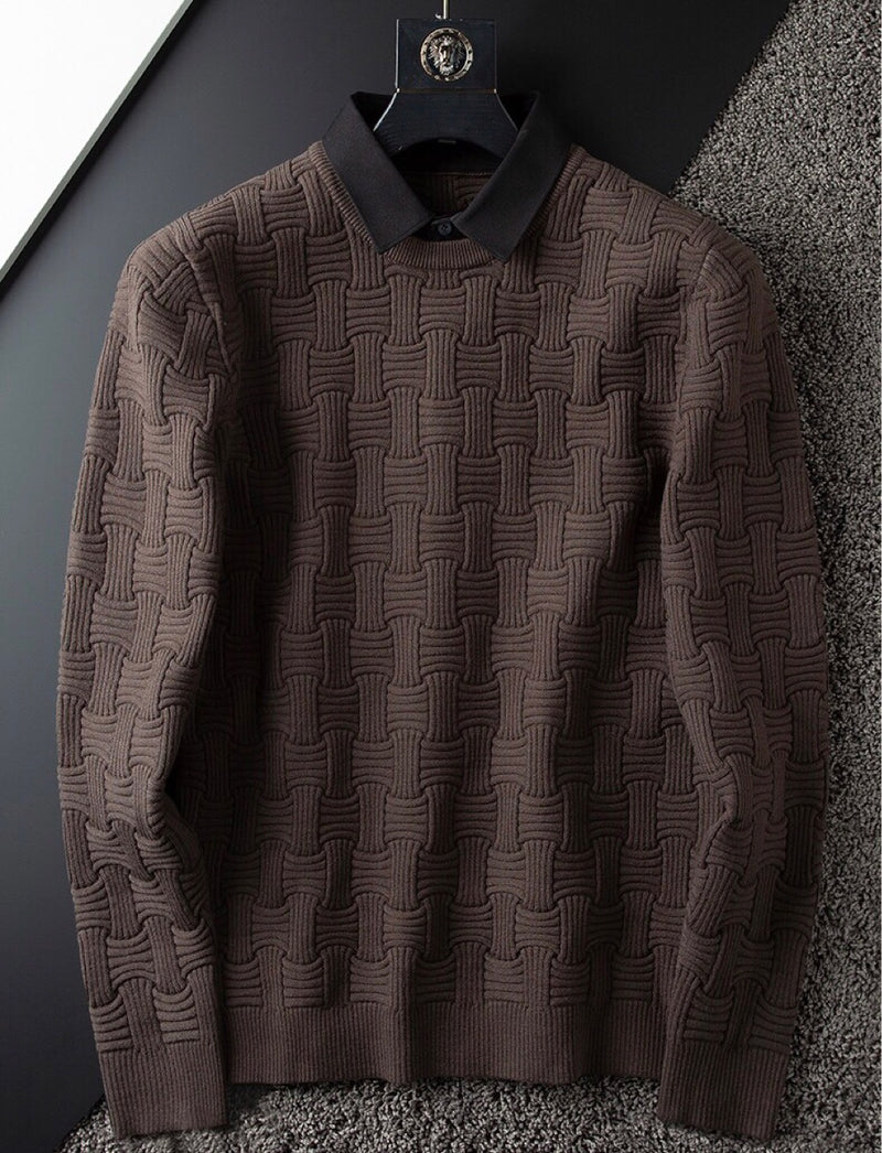Men's Slim Pullover Sweater
