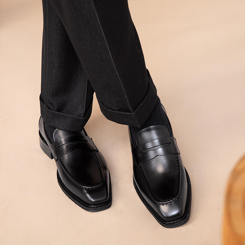 Citi Leather Saddle Loafers