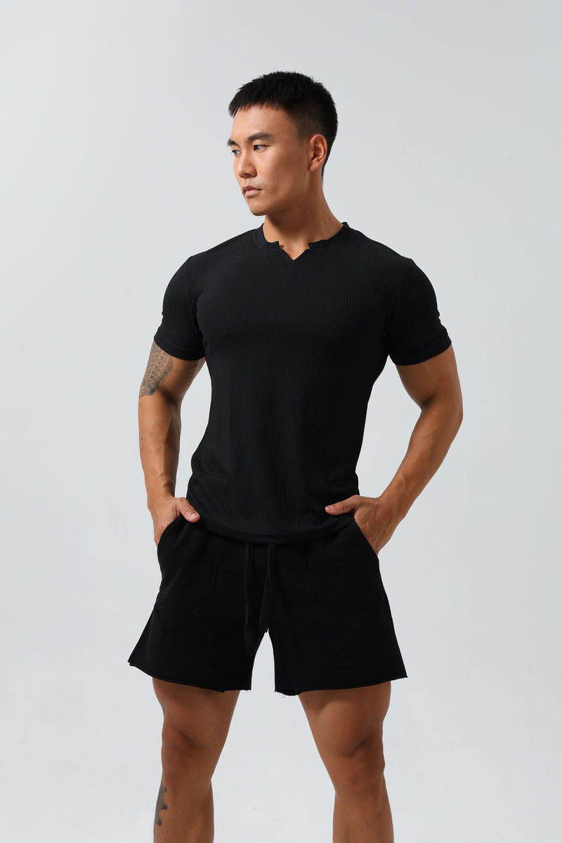 Men's sports Quick-drying Running Slim t-shirt
