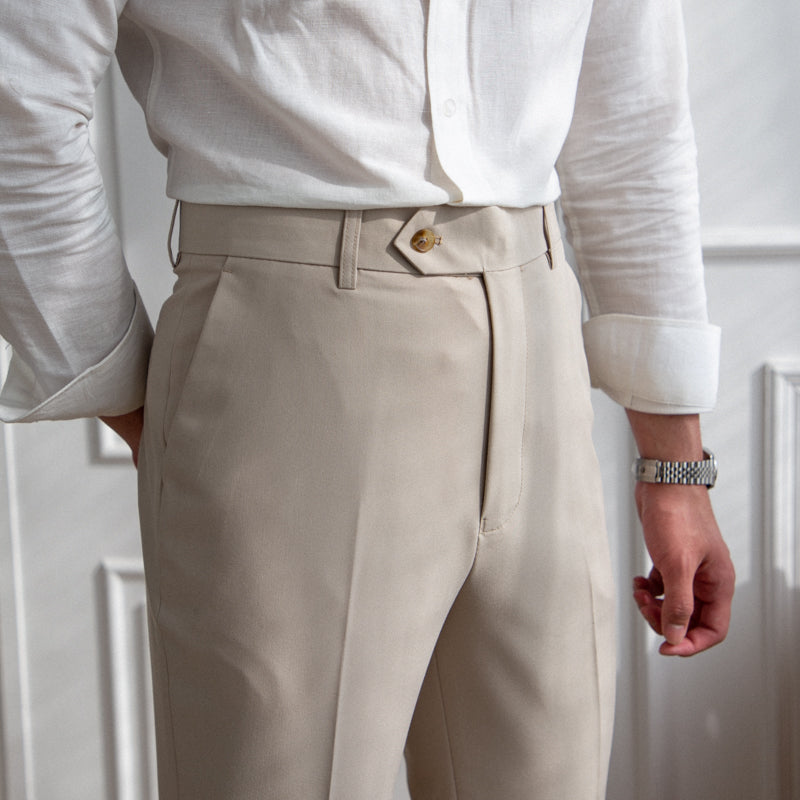 pantalones de traje casual para hombres de trabajo de negocios