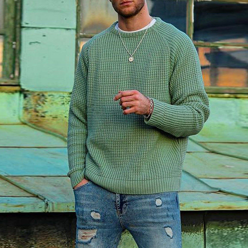 Men's Sweater Round Neck Casual Men's Knitwear