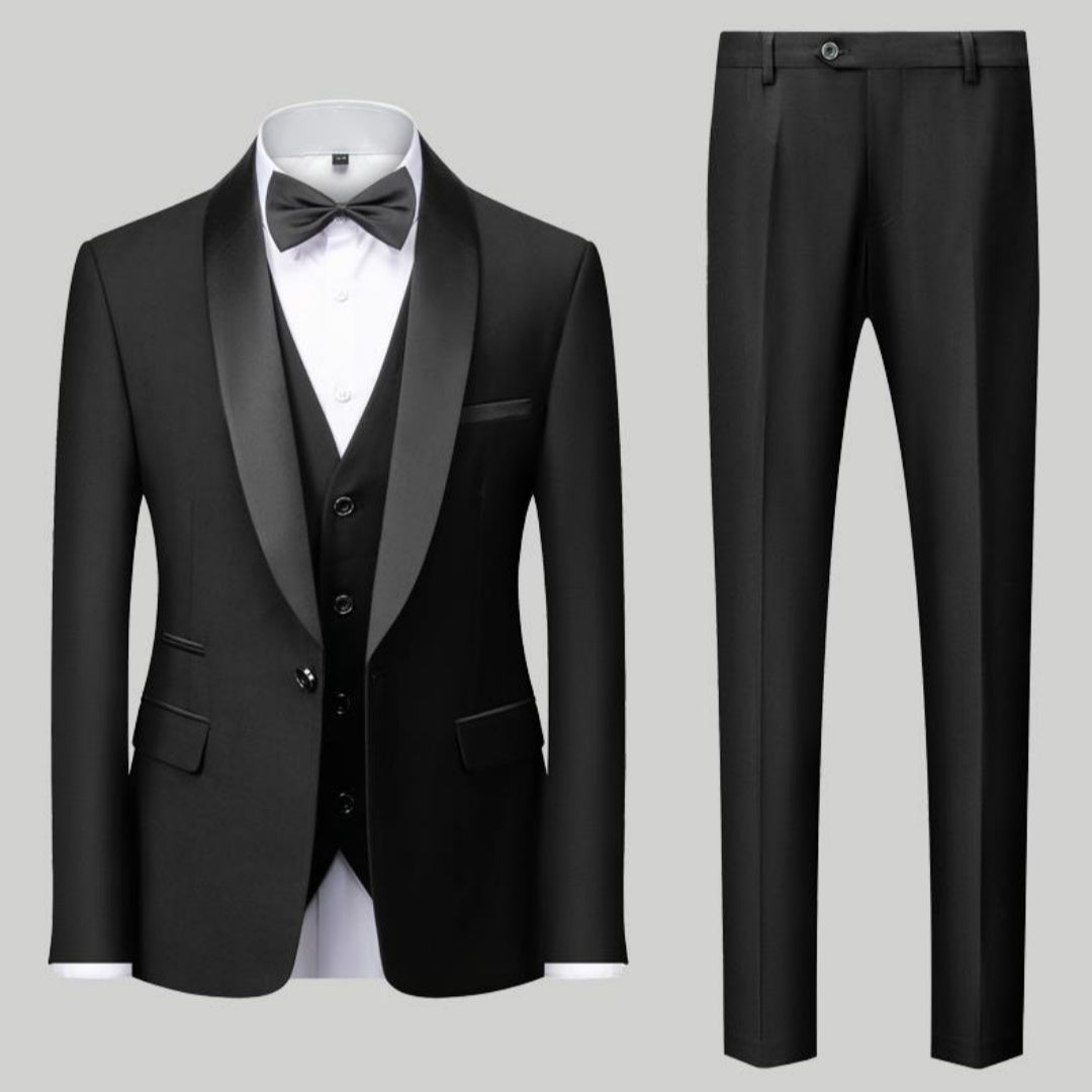 Stage Suit Host Performance Bridegroom Men three-piece Suit