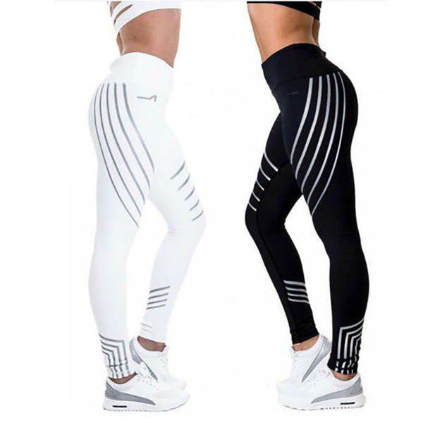 Women Fitness Night Glowing Autumn Winter Leggings