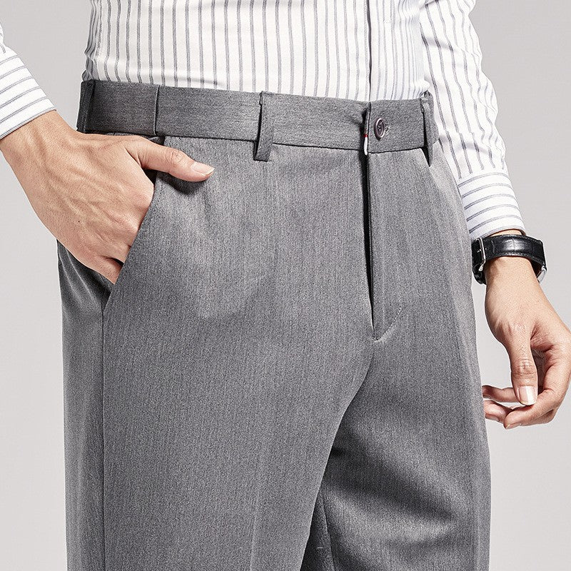 Men's Suit Pants Non-ironing Straight Business pants