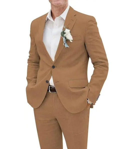 Men's Linen Slim Fit suit