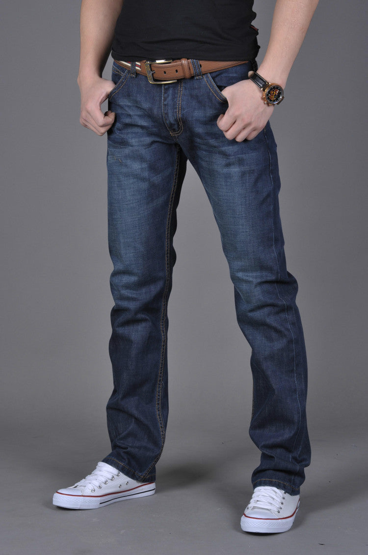 Winter Straight Slim Men's Jeans