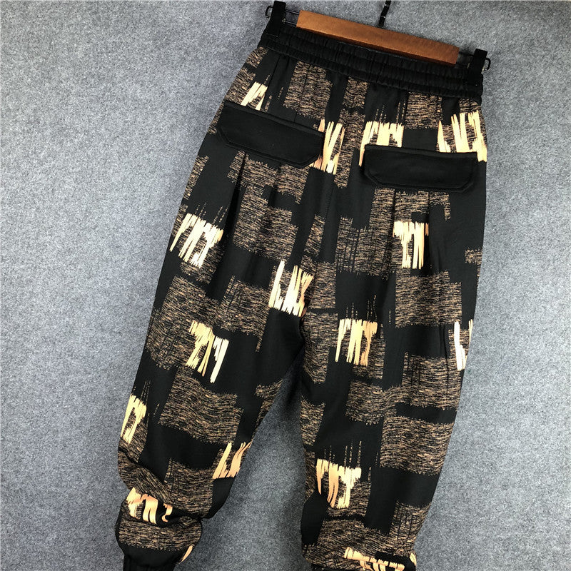 Men's Loose Fitting Printed Casual Pants