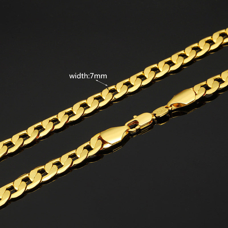 men's gold-plated bracelet