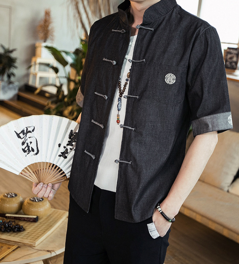 Men's Short Sleeve Linen Shirt