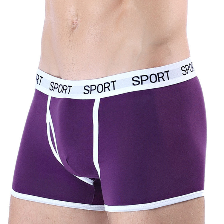 Men's Cotton Sports Boxer Briefs