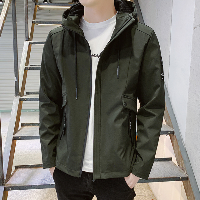 hooded jacket coat men