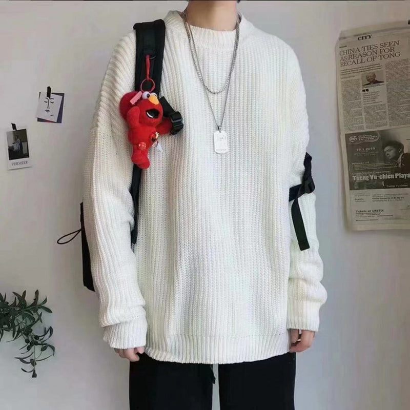 Men's And Women's Loose Couple's Knitted Sweater