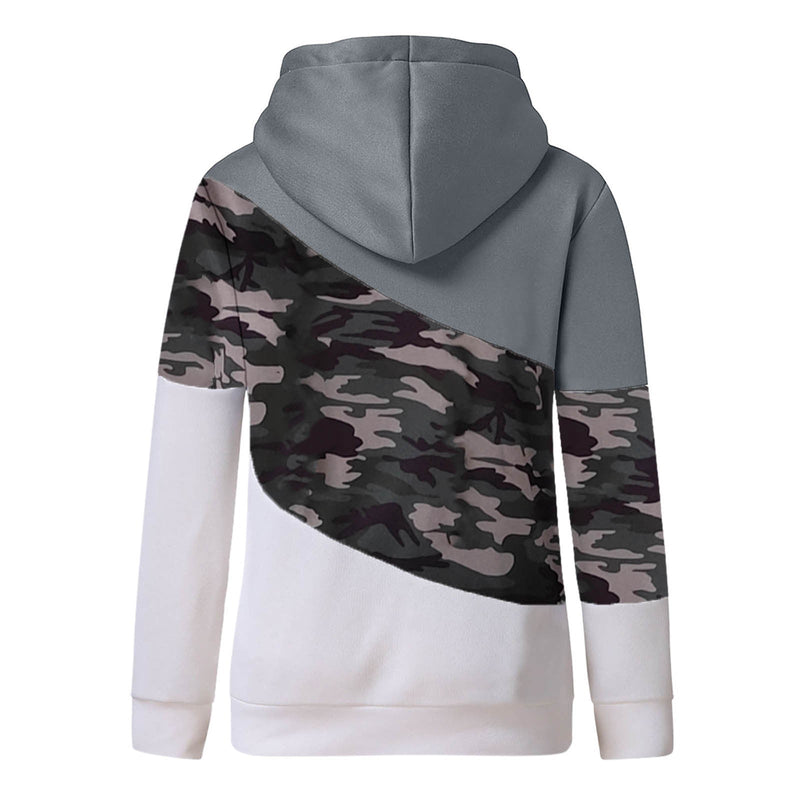 Women Camouflage hoodie Sweatshirt