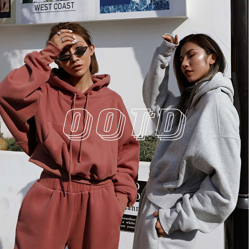 Autumn And Winter Women's New Casual Hoodie Coat Sports Suit