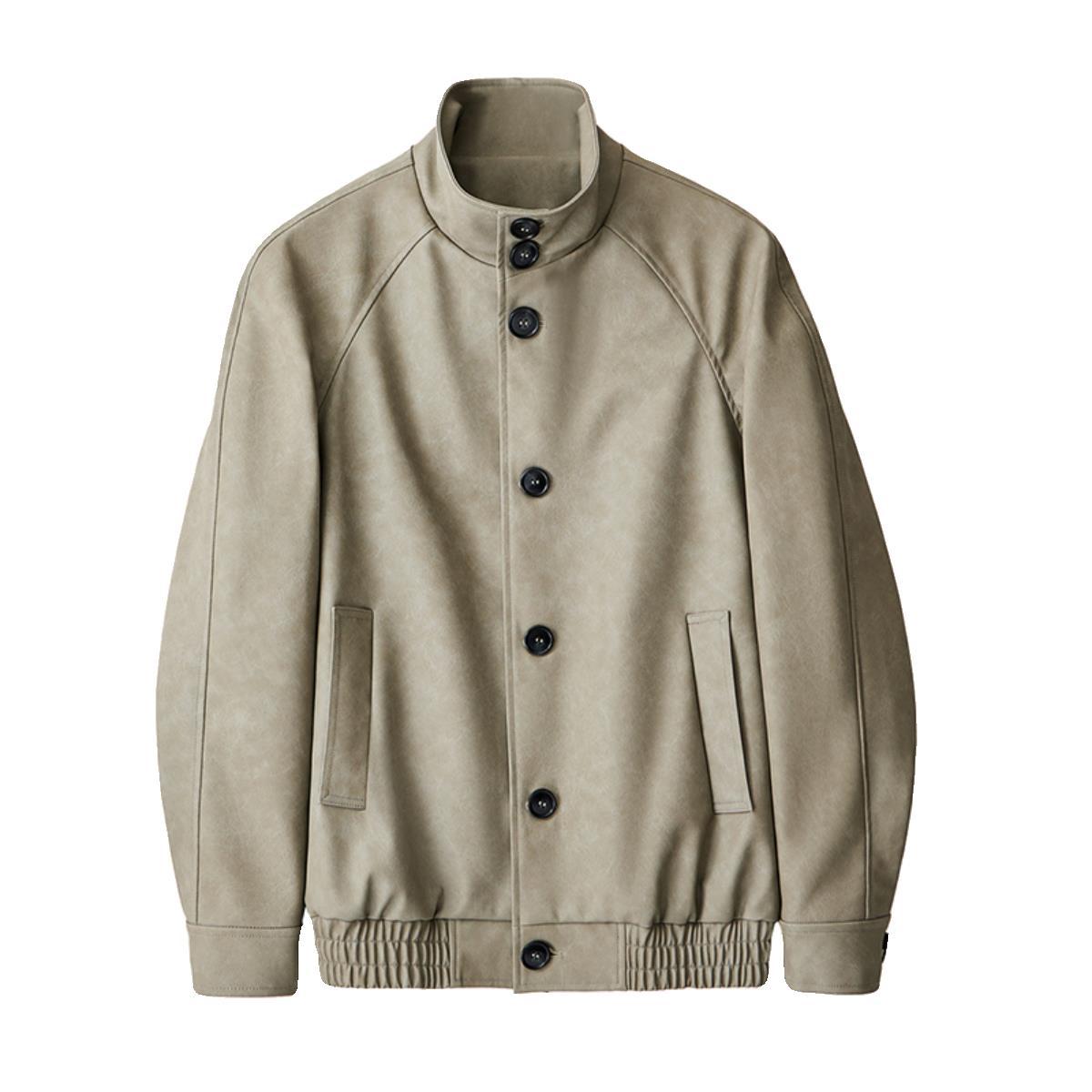 Casual Korean Retro Two-tone Men's Coat