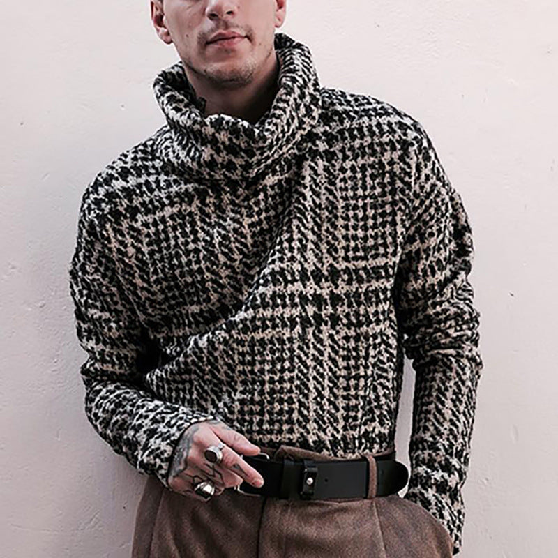 Maglione casual ampio da uomo in stile esplosivo