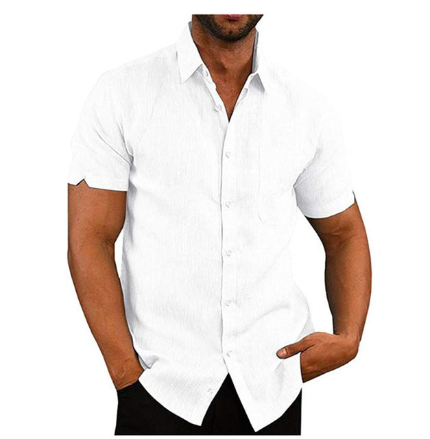 Men's Short Sleeve Summer Casual Shirt