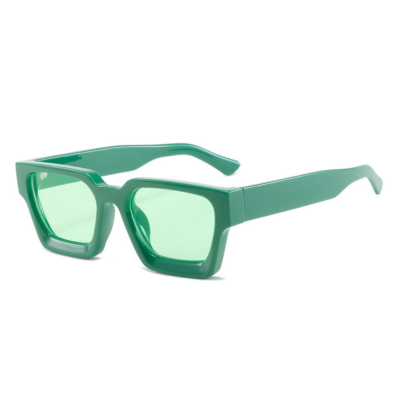 Square Personality Large Frame Sunglasses