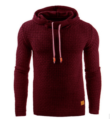 European and American Jacquard Hooded Sweater