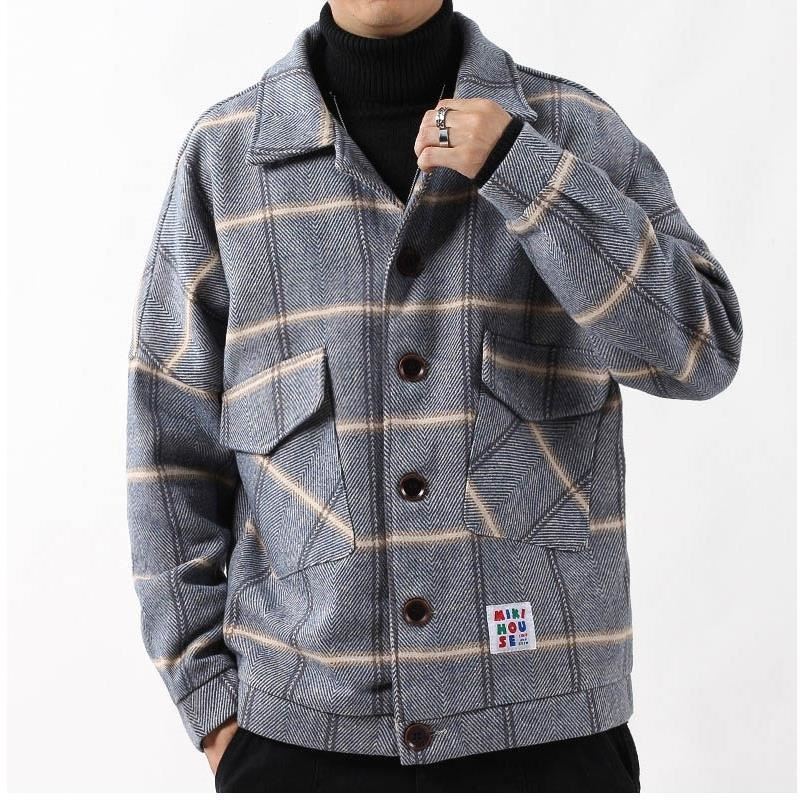 Short Woolen Coat Loose Trendy And Handsome