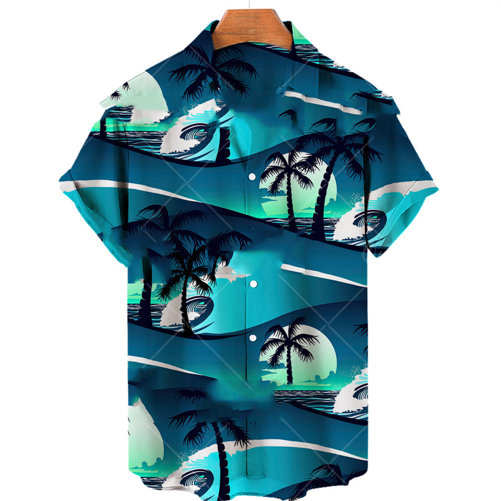 Lightweight Short Sleeve Hawaiian Shirt