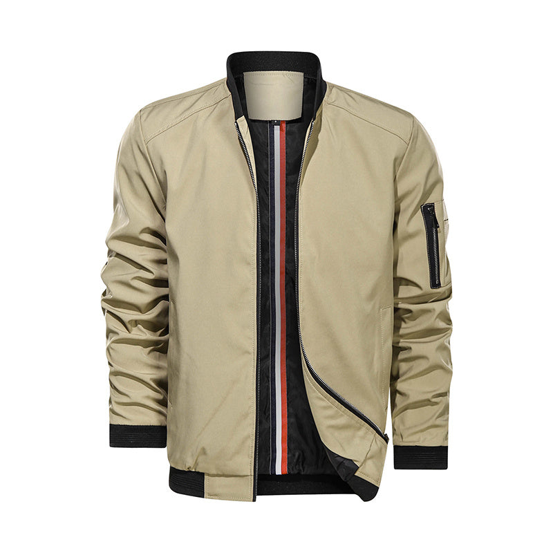 Spring Autumn Casual Bomber Jacket men