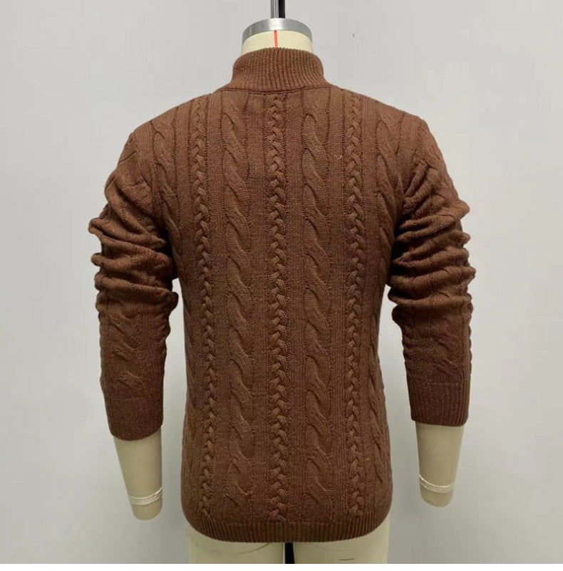 Long Sleeve Double Breasted Cardigan Sweater