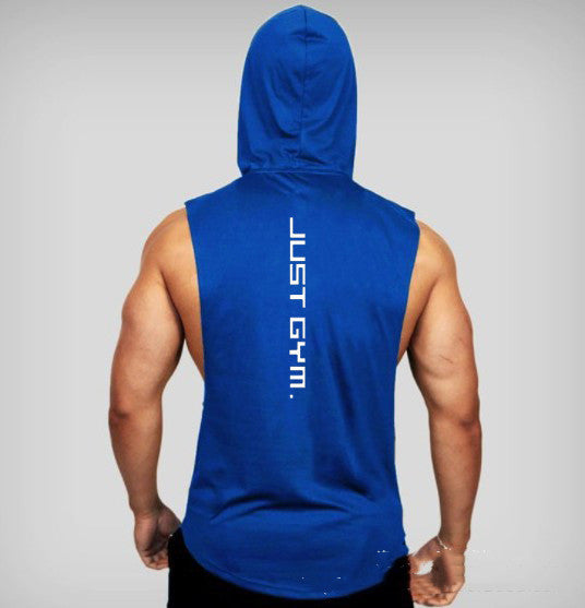 Fitness hooded Vest Men