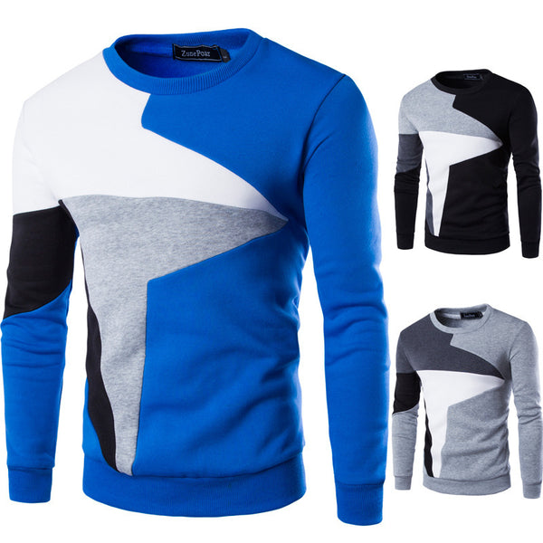 Printed Casual O-Neck Slim Cotton Knitted Sweaters
