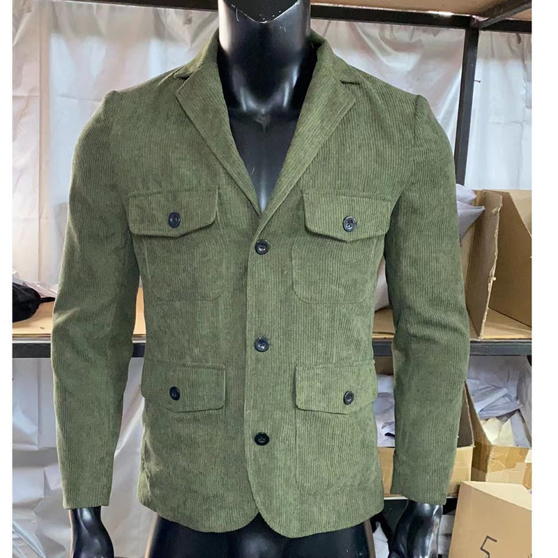 Men's Casual Temperament Pure Lining Jacket