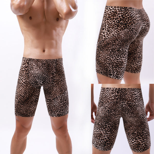 Ropa interior íntima para dormir con estampado de leopardo