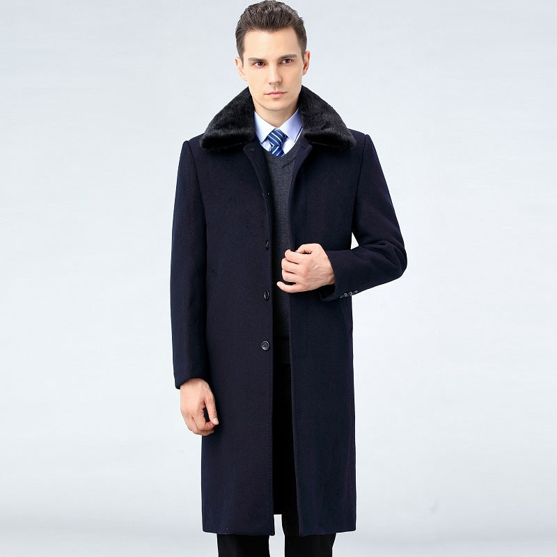 Middle Aged Business Casual Warm Coat