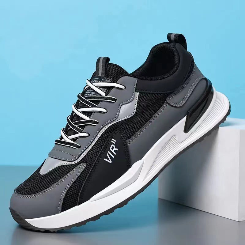 Men's Color Block Outdoor Breathable Running Sports Shoes