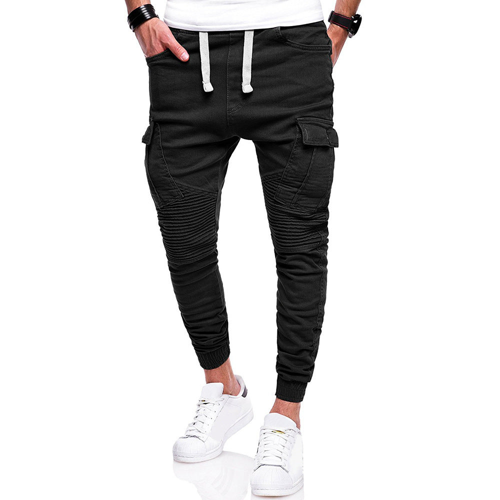 Fashion Belt Harem Casual Pants