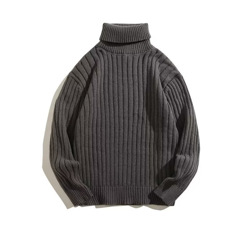 Handsome Two-piece Knitted turtleneck Sweaters