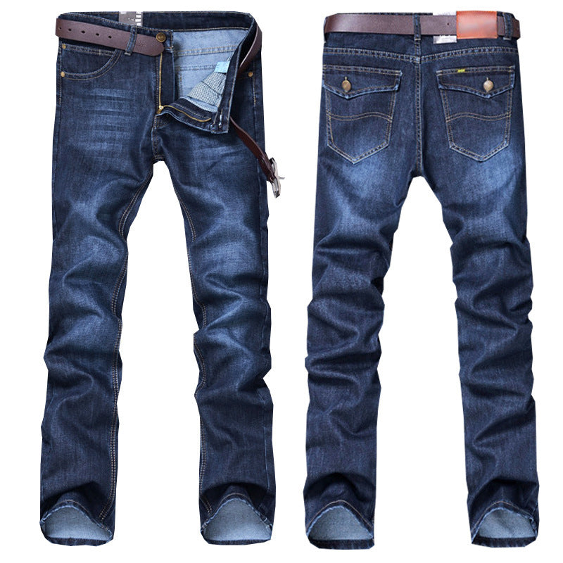 Winter Straight Slim Men's Jeans