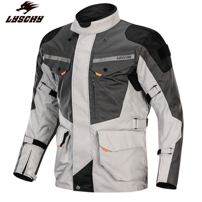 Warm And Waterproof Pull Four-season Motorcycle jacket men