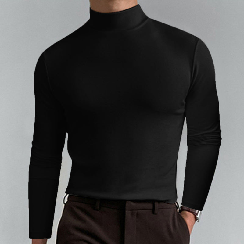 Autumn And Winter turtleneck long Sleeve T-shirt