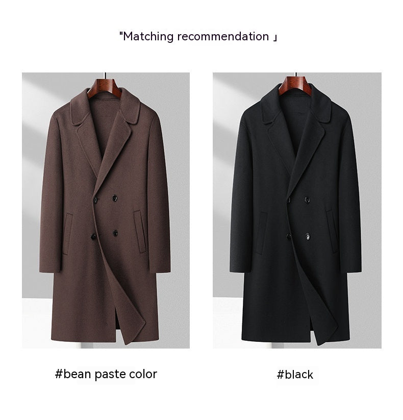 Mid-length Wool Casual Thickening Woolen Coat