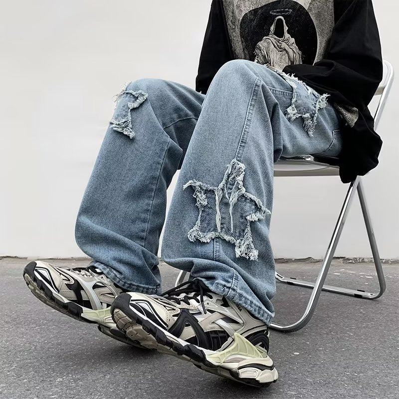 Denim Wash Pants men